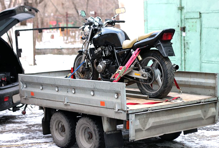 Перевозка мотоцикла и другой мототехники дешево из Калининска в Можайска