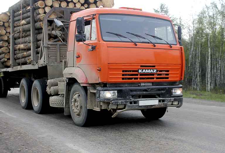 Перевозка ЛЕСА на камазе из Школы тракторных бригадиров в Волгоград